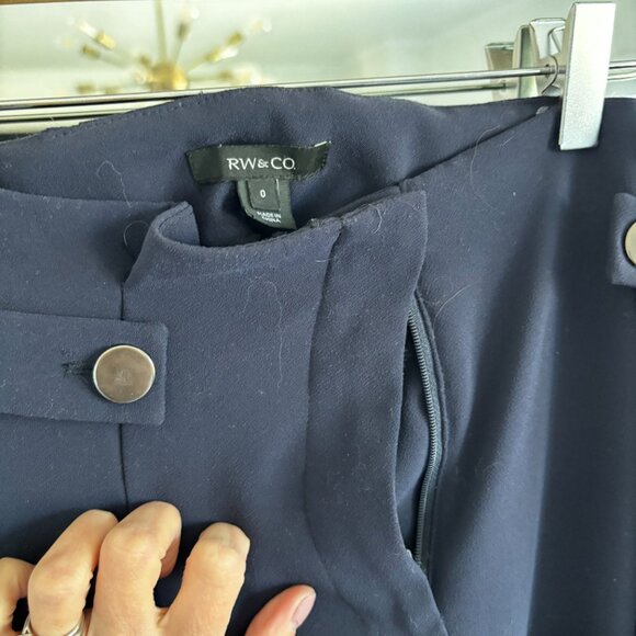 Navy Blue Trousers - Picture 2 of 3